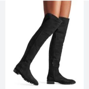 STUART WEITZMAN Amber Suede Over The Knee Boots